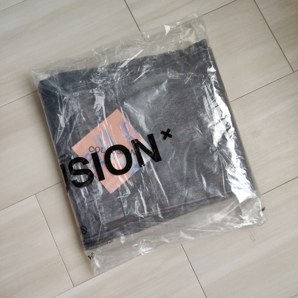 Gray Culotte Wide Leg Jean - Picture 6 of 6